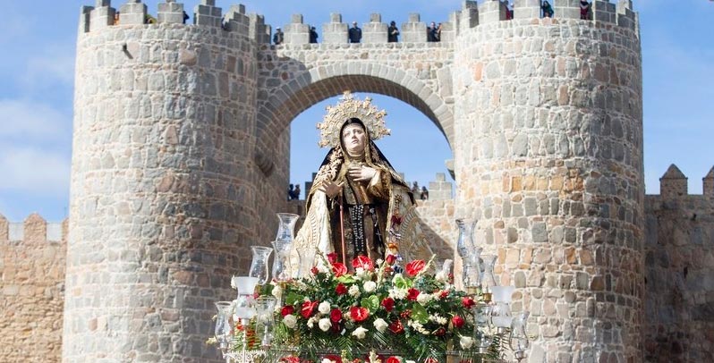 Panorámica de la Procesión de Santa Teresa