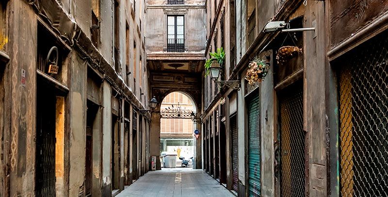Panorámica del barrio gótico