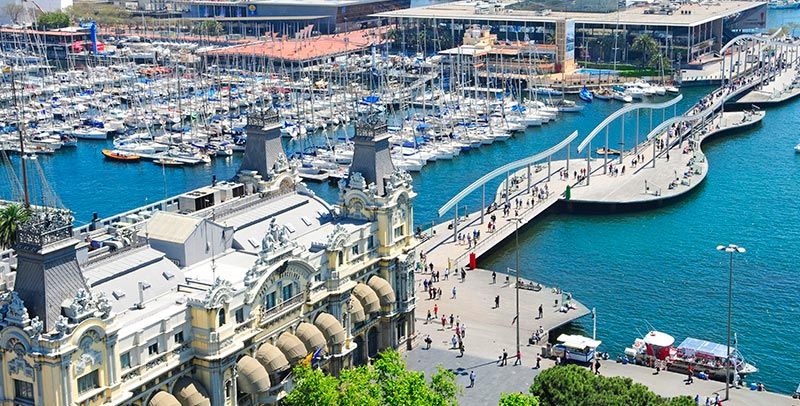 Panorámica del barrio de port vell 