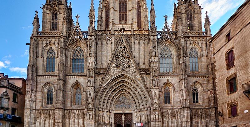 panorámica Catedral de Barcelona