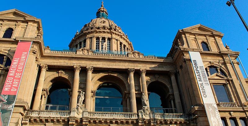 panorámica museo nacional de artes de cataluña