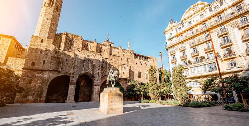 panorámica museo real de los condes de barcelona