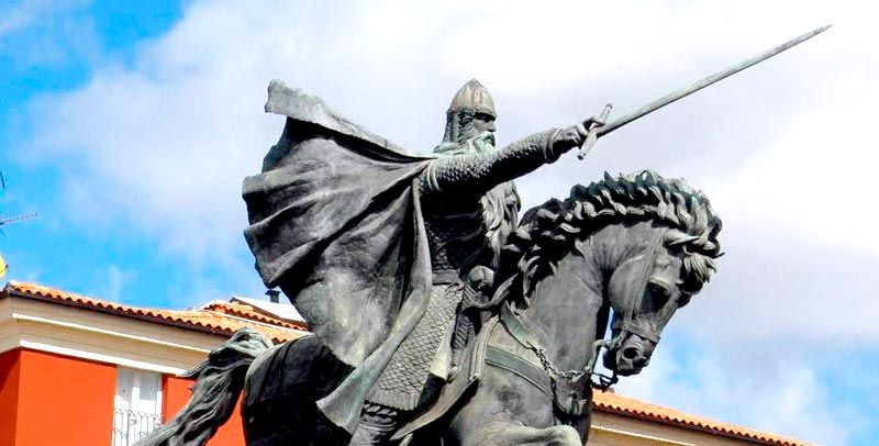 Puente de San Pablo y la plaza del Cid