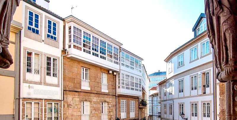 La Ciudad Vieja: La Rúa Real, calles Franja, Galera y Estrella.