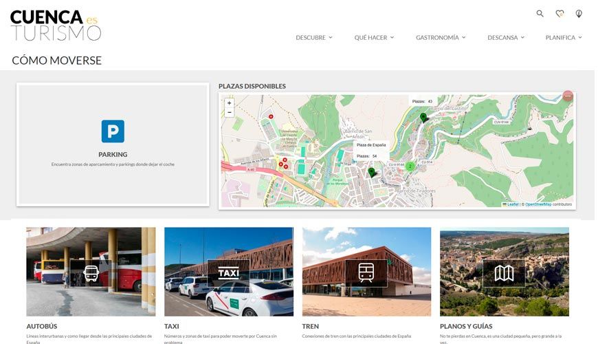 web transporte público cuenca