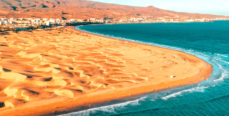 Maspalomas: Dunas, playa de Maspalomas y Playa del Ingles