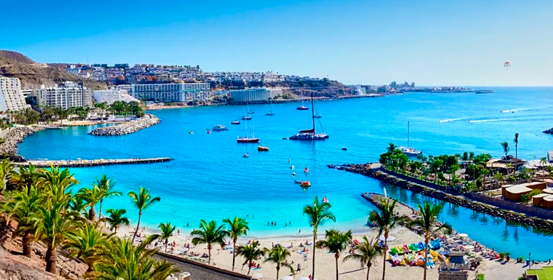 Imagen panóramica de Gran Canaria