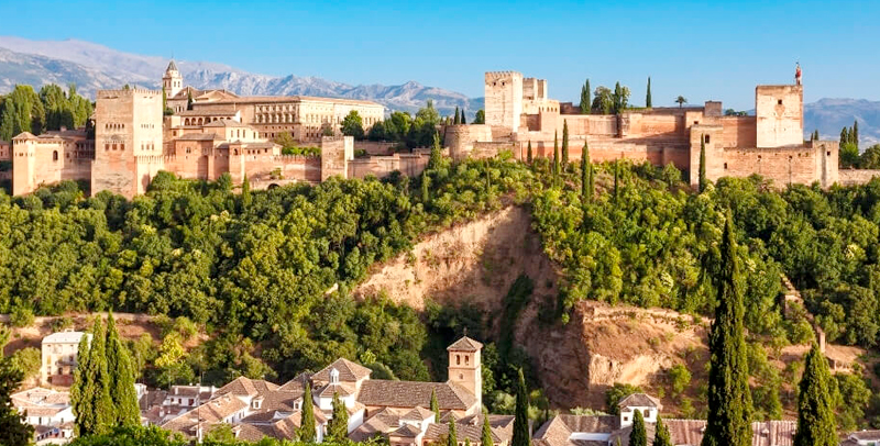Imagen panóramica de Granada