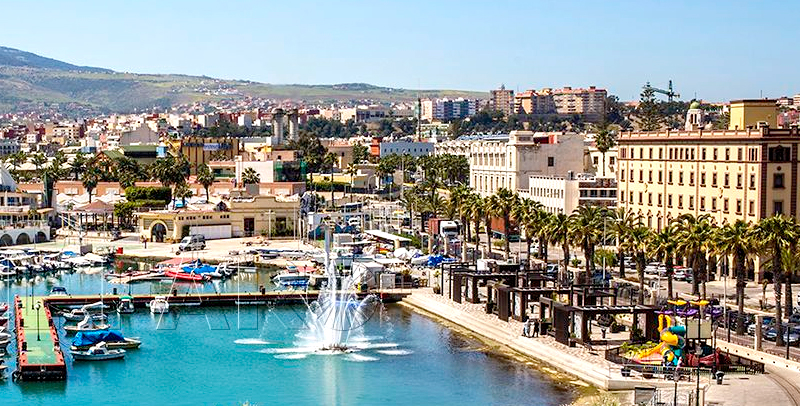 Imagen panóramica de Melilla