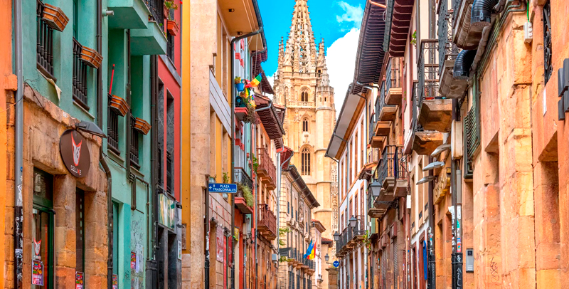 Imagen panóramica de Oviedo