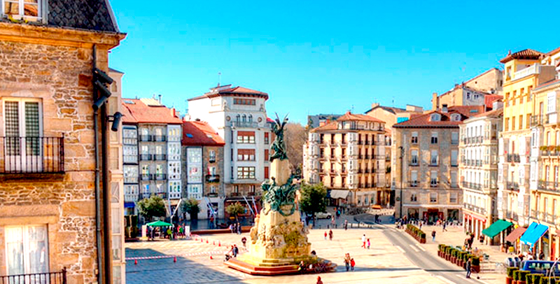 Imagen panóramica de Vitoria