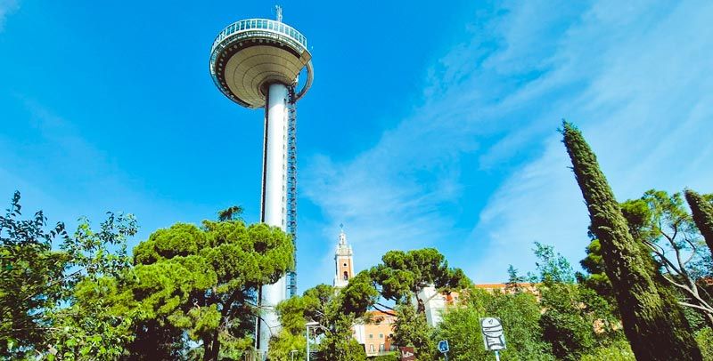Panorámica del faro de moncloa