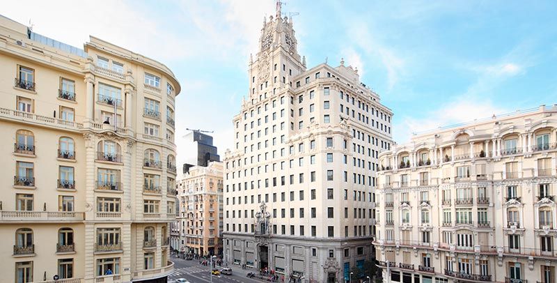 Panorámica del edificio de telefónica