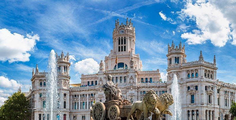 Panorámica del palacio de las comunicaciones