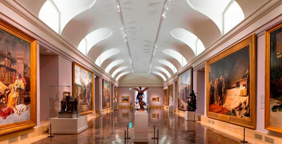 Galeria de imagenes del Interior del Museo del prado