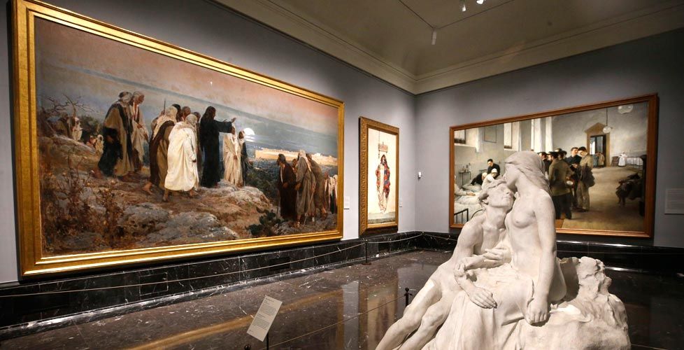 Galeria de imagenes del Interior del Museo del prado