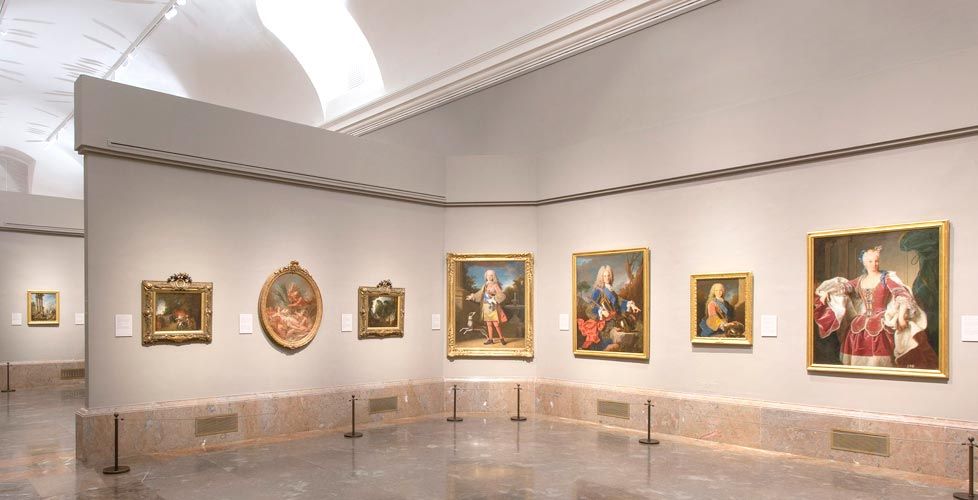Galeria de imagenes del Interior del Museo del prado