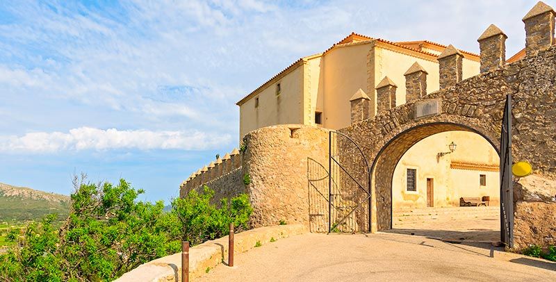 Panorámica del castillo de capdepera