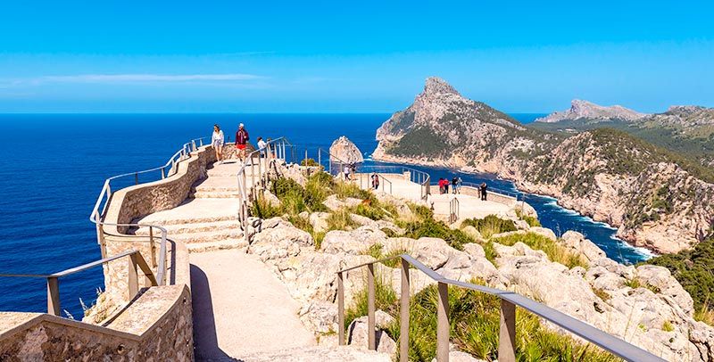 Panorámica del mirador de es colomer