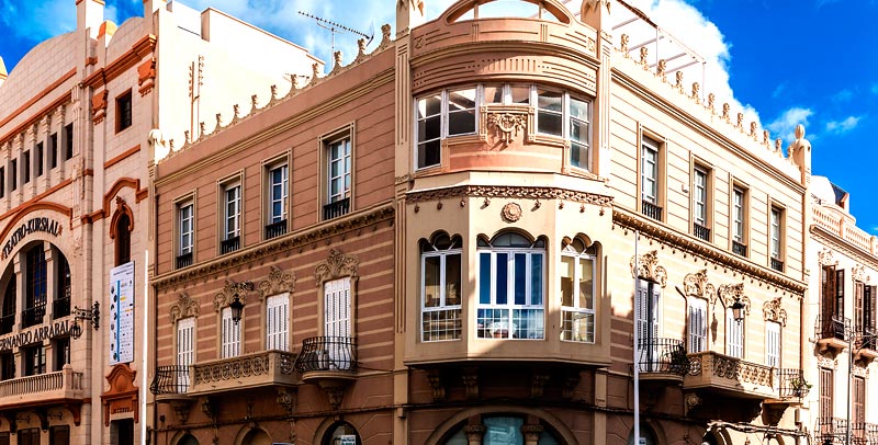 El edificio del diario El Telegrama de Rif