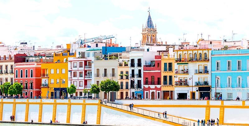 Panorámica del barrio de triana