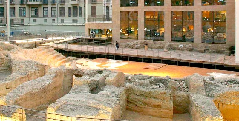 Panorámica del museo del teatro caesaraugusta